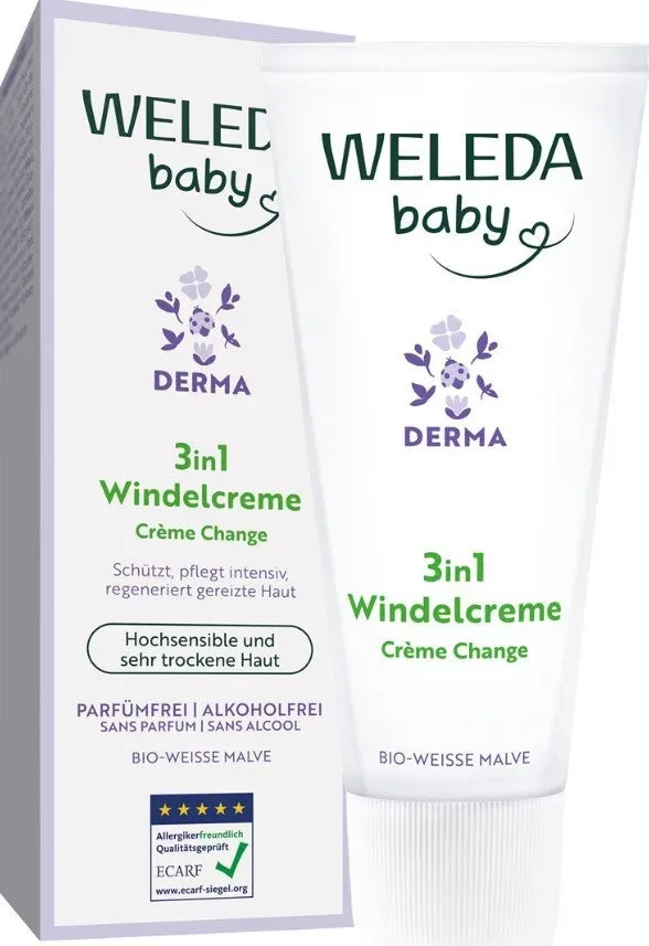 Weleda Derma 3in1 Windelcreme weisse Malve (50ml)