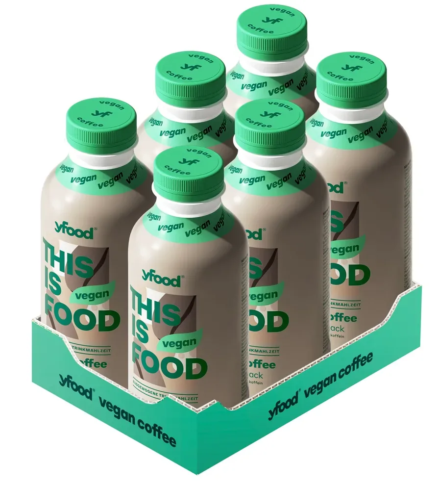 YFood Trinkmahlzeit Vegan Coffee (6x500ml)