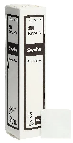 Topper 8 NW Kompressen 5x5cm unsteril 200 Stk