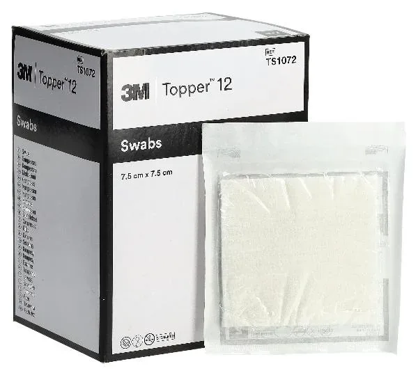 Topper 12 NW Kompressen 7.5x7.5cm steril 80 Stk