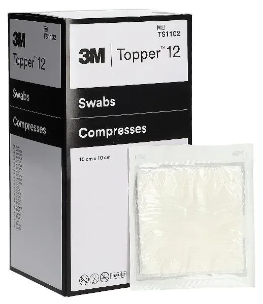 Topper 12 NW Kompressen 10x10cm steril 140 Stk
