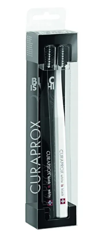 Curaprox Zahnbürste Black is white 2 Stück
