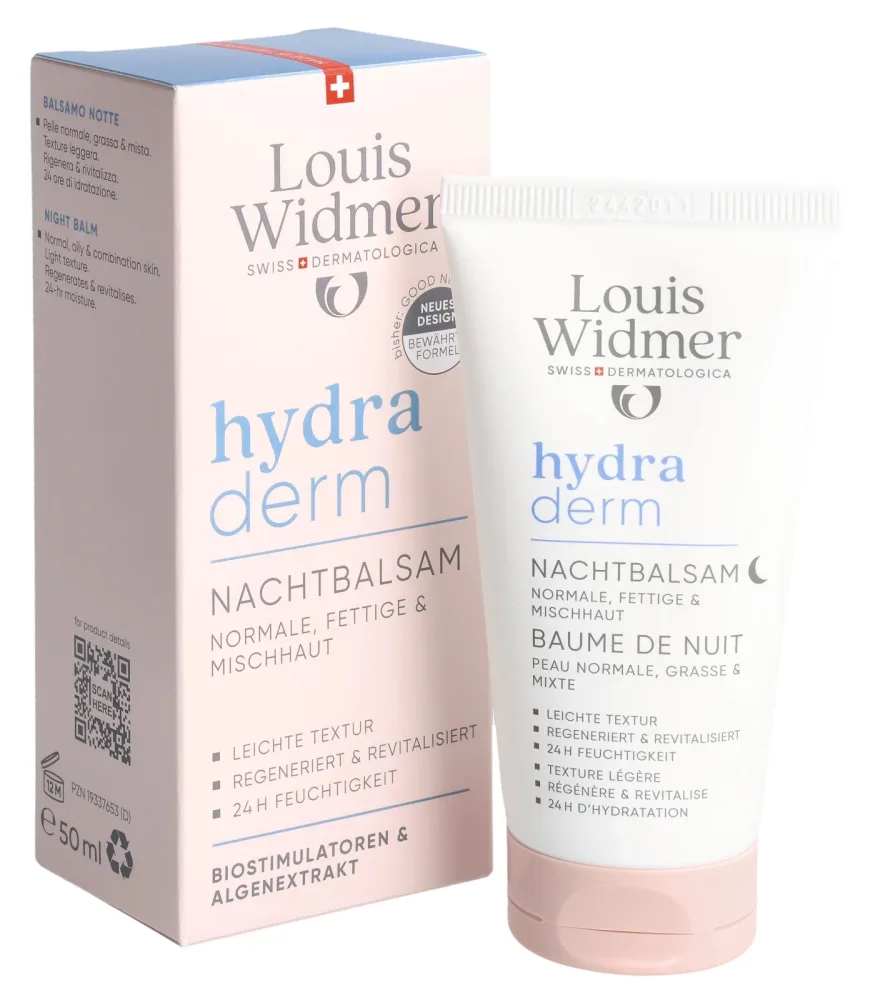 Louis Widmer - hydraderm Nachtbalsam, 50 ml