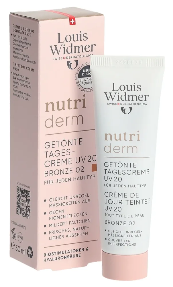 Louis Widmer nutriderm Getönte Tagescreme UV 20 - Bronze 02