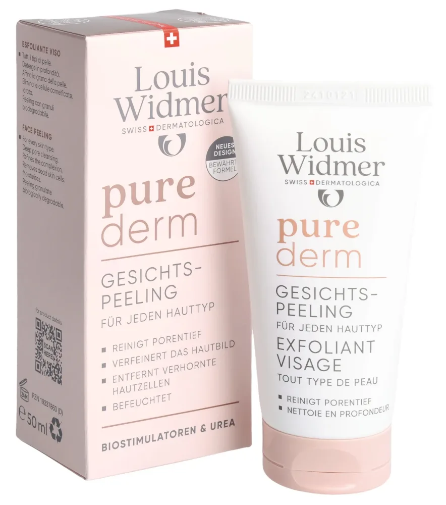 Louis Widmer purederm Gesichtspeeling