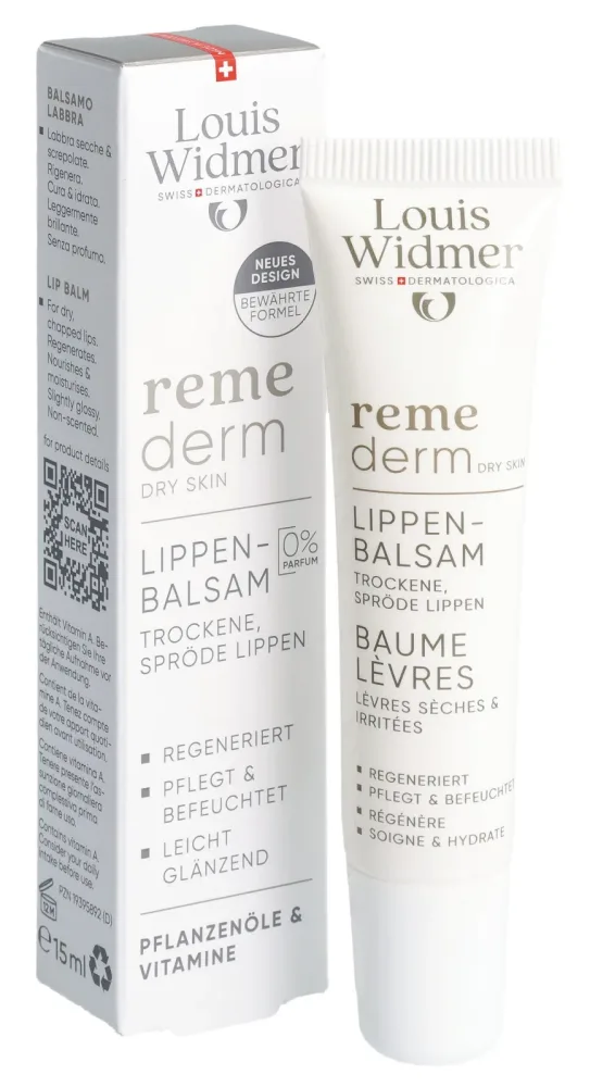 Louis Widmer remederm Lippenbalsam unparfümiert