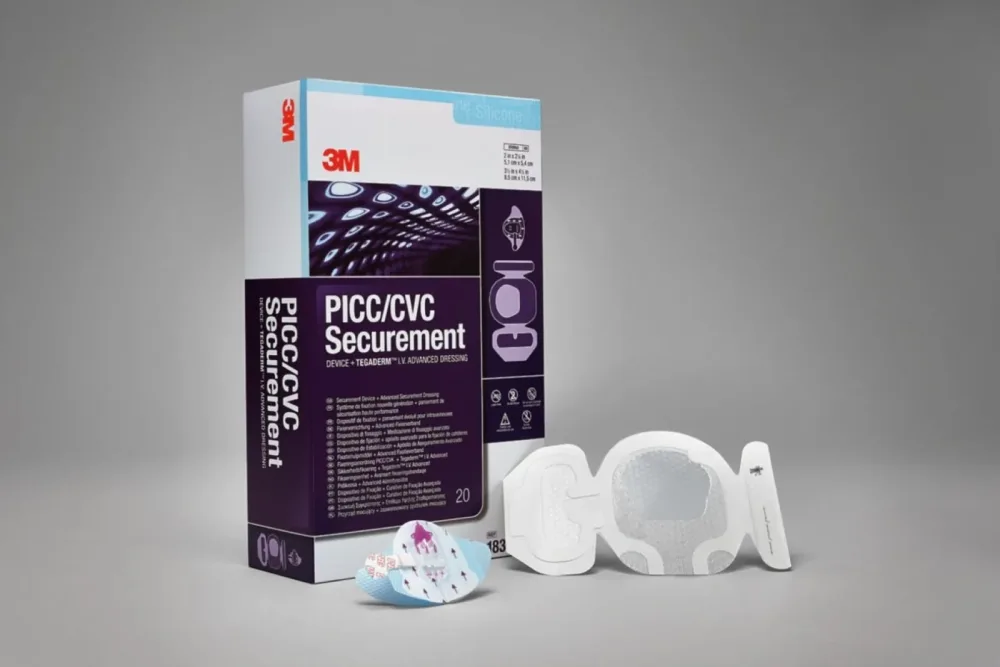 3M Tegaderm PICC/CVC Fixierverband 5,1cm x 5,4cm und 10cm x 15,5cm (20 Stk)