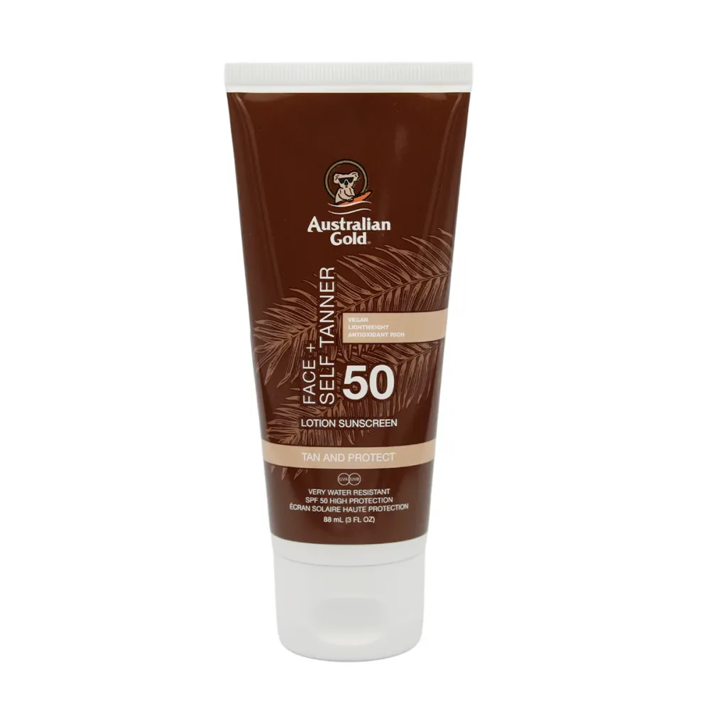 Australian Gold Faces mit Selftanner Spf50 88 ml