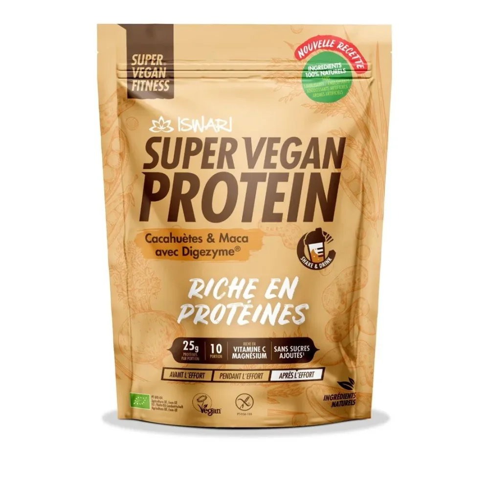 Iswari Super Vegan Protein Erdn Maca Dig Bio 400 g
