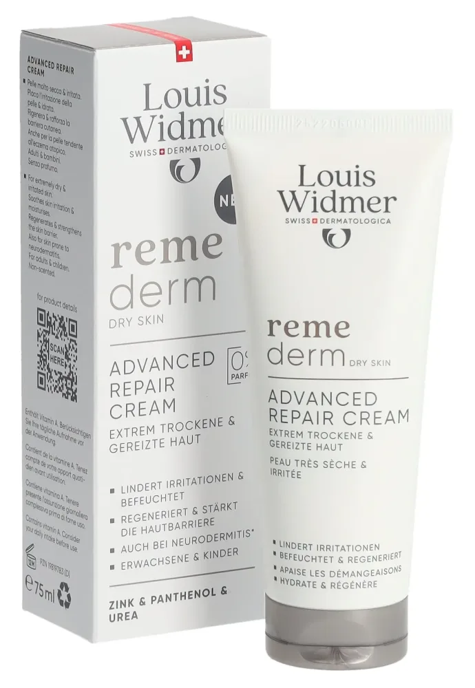 Louis Widmer - remederm Advanced Repair Creme, 75 ml