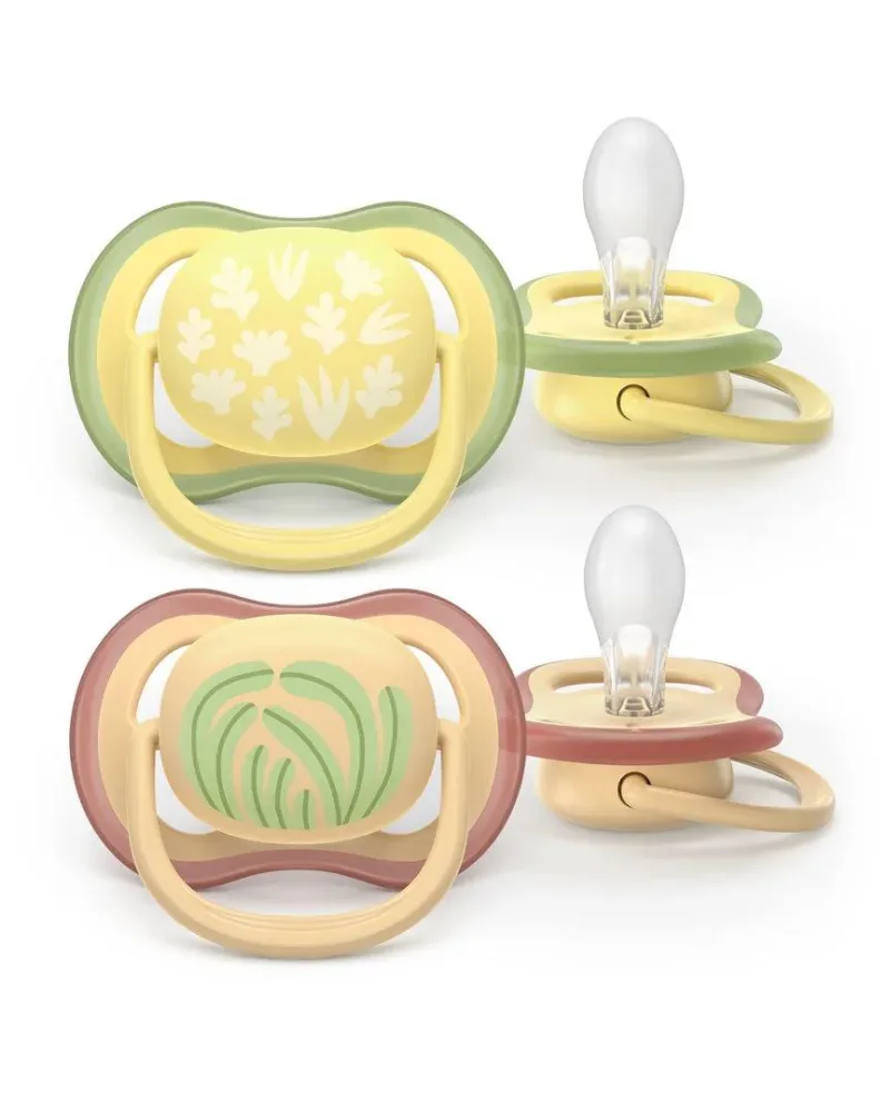 Philips Avent Ultra Air Sucette +0m Luftdesign beige