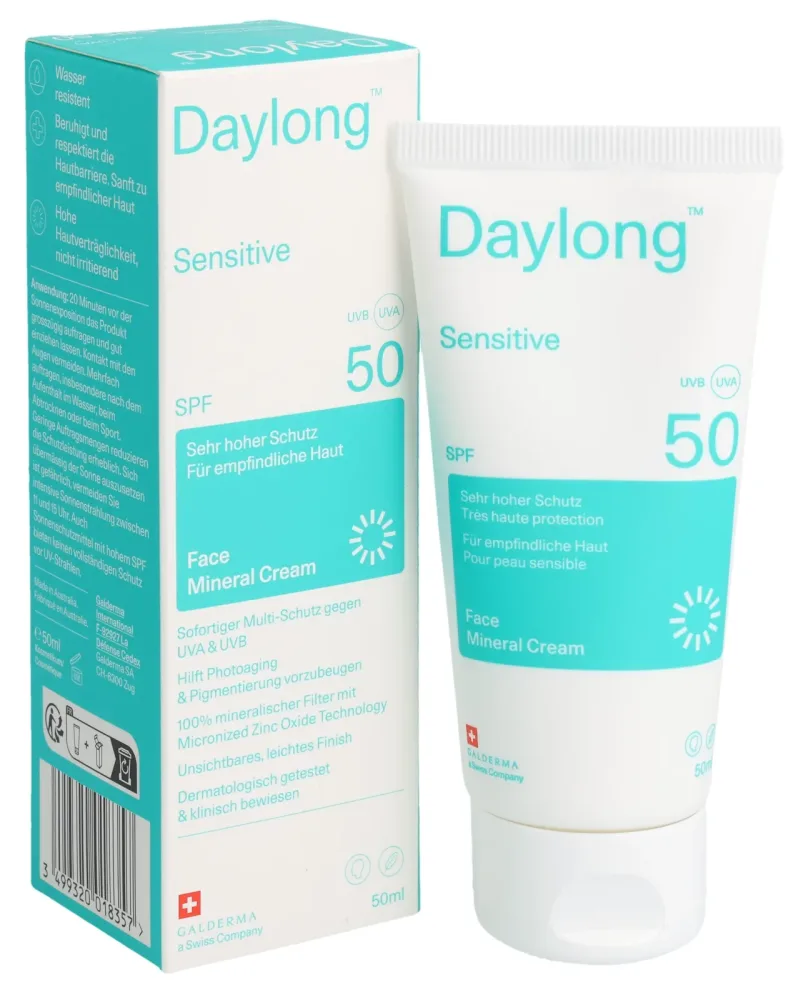 Daylong Sun Allergic & Hypersensitive Sensitive Face Mineral Cream SPF 50 50 ml