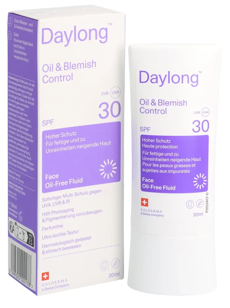 Daylong Oil & Blemish Control Oil-Free Face Fluid SPF 30 30 ml