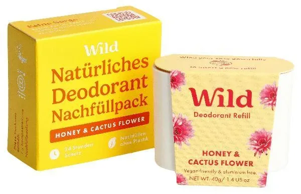 Wild Deo Stick Refill Honey & Cactus 40g