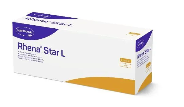 Rhena Star L Elastische Binden 8cmx5m weiss (10 Stk)