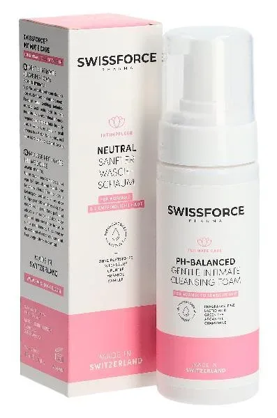 Swissforce veganes Intim-Reinigungsgel ohne Alkohol und Duftstoffe