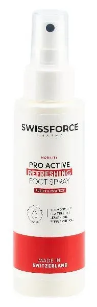 Swissforce Pro Active Refreshing ? Geruchsneutralisierendes Fußspray ? Vegan