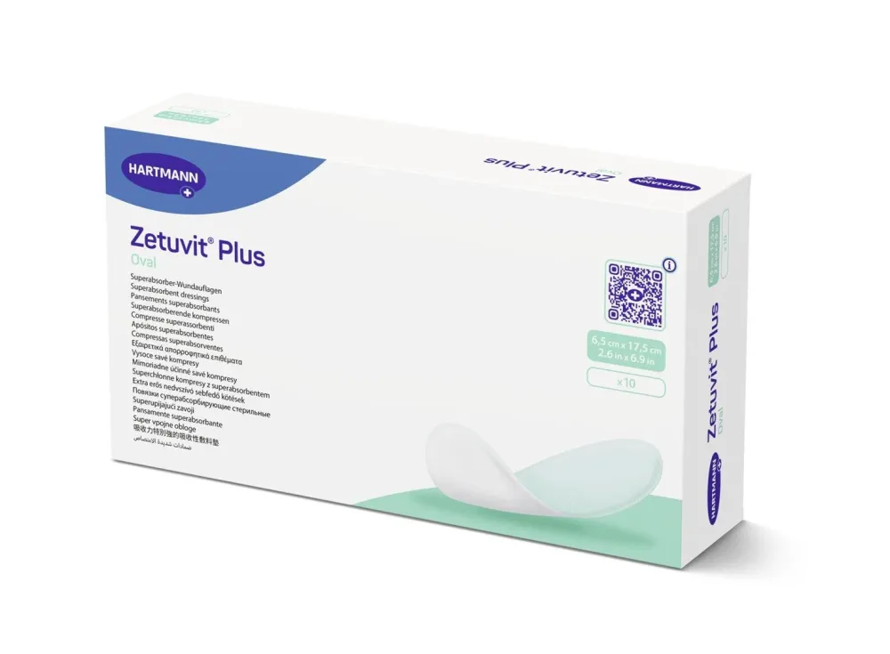Zetuvit Plus Oval Wundauflage (10 Stk)