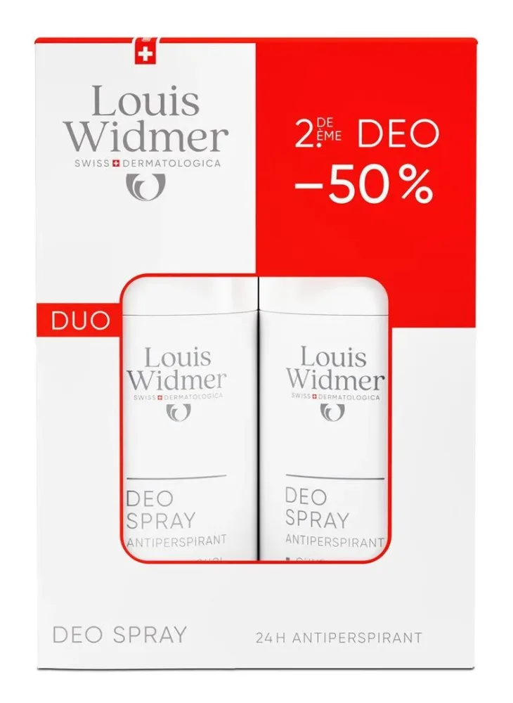 Louis Widmer Deo-Duo Spray Antiperspirant parfumiert 2 x 75 ml
