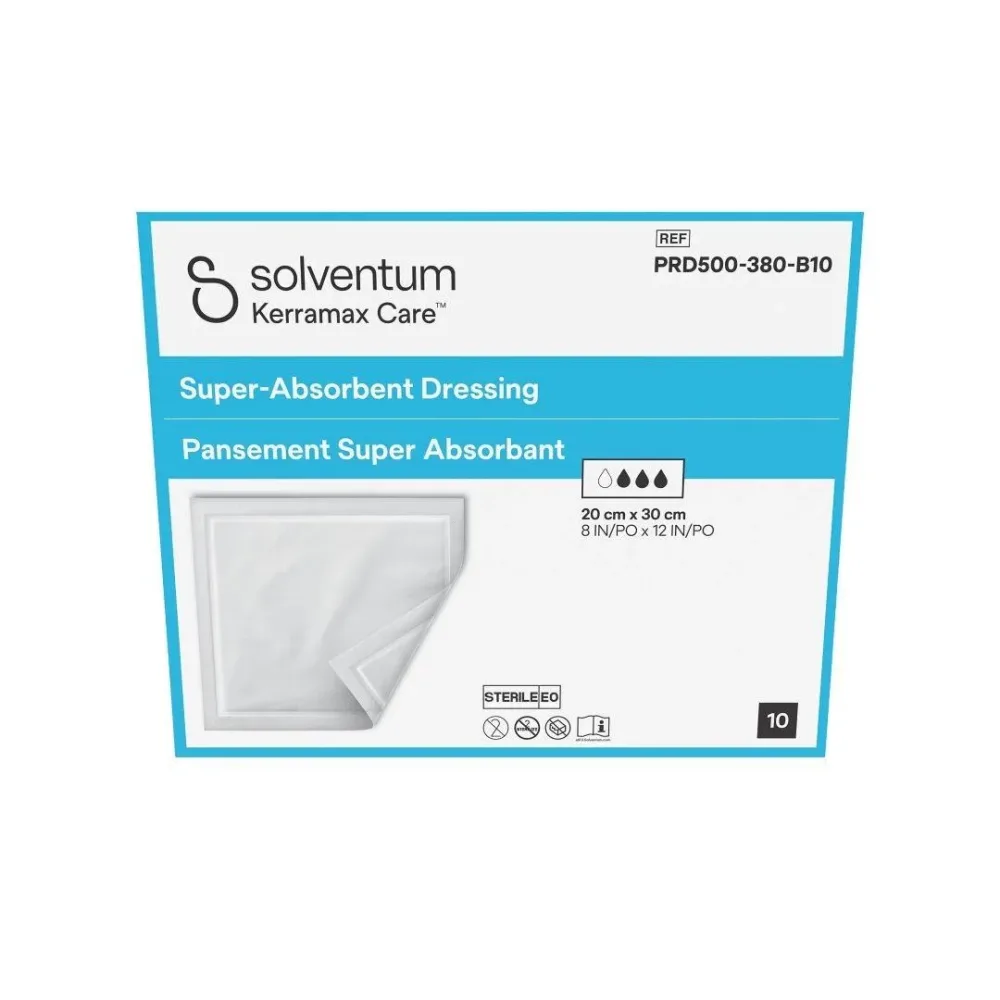 Solventum Kerramax Care Superabsorbierende Wundauflage 20x30cm Box 10 Stk