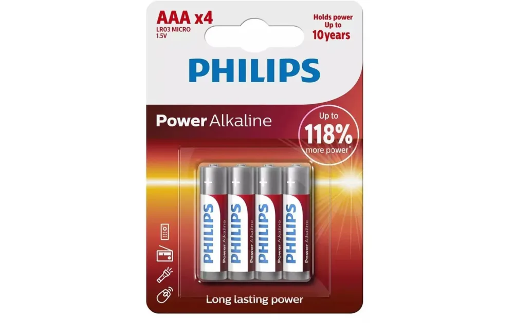 Philips -  Lr03 Power X4 Batterien Lr3 X4, AAA