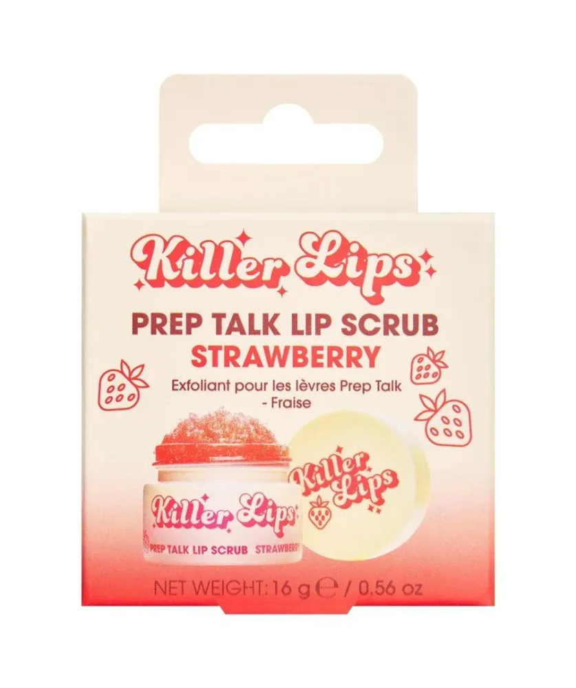 Killer Lips Prep Talk Lip Scrub Strawberry Ds 16 g