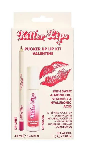Killer Lips Pucker Up Lip Kit Valentine Box 3.8 ml