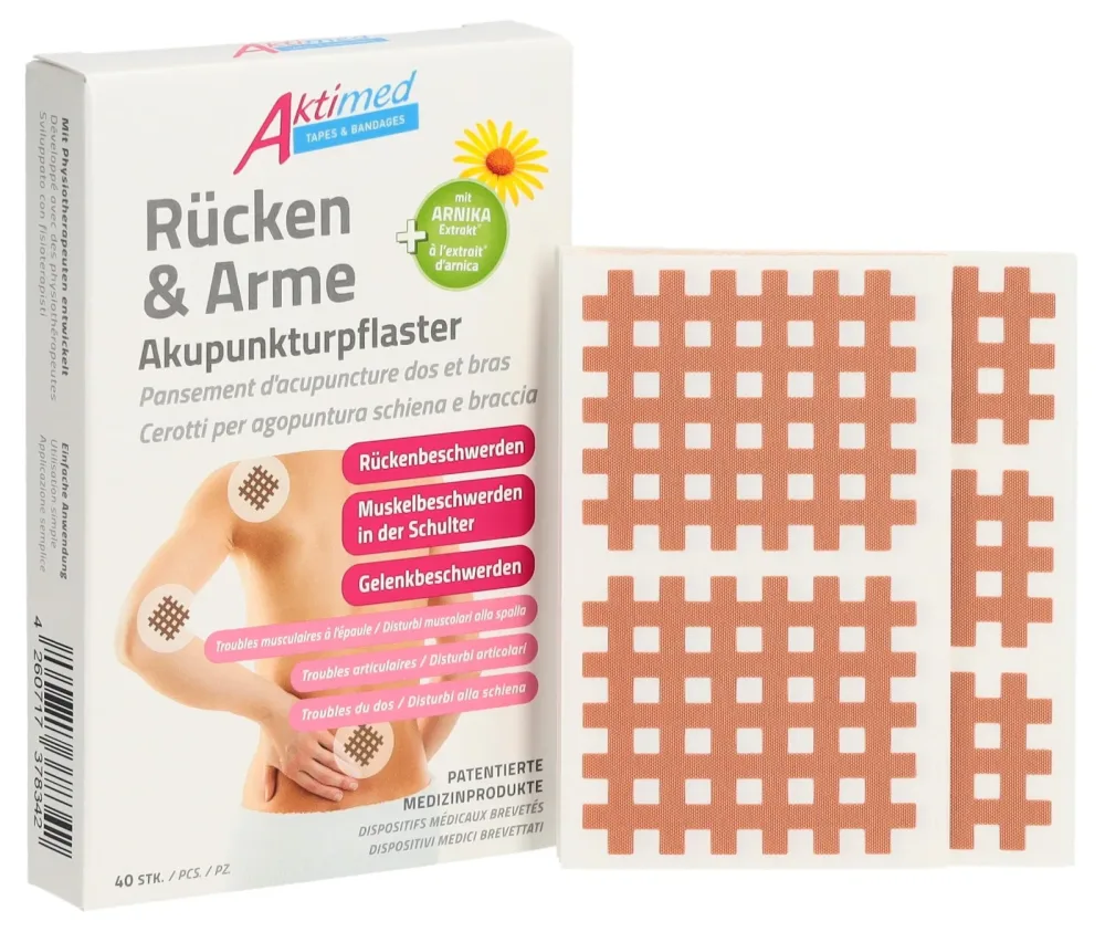 Aktimed Akupunkturpflaster Rücken & Arme 40 Stk