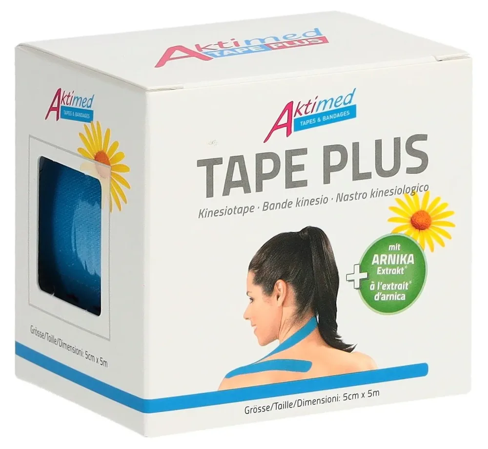 Aktimed Tape Plus Kinesiotape 5cmx5m hellblau
