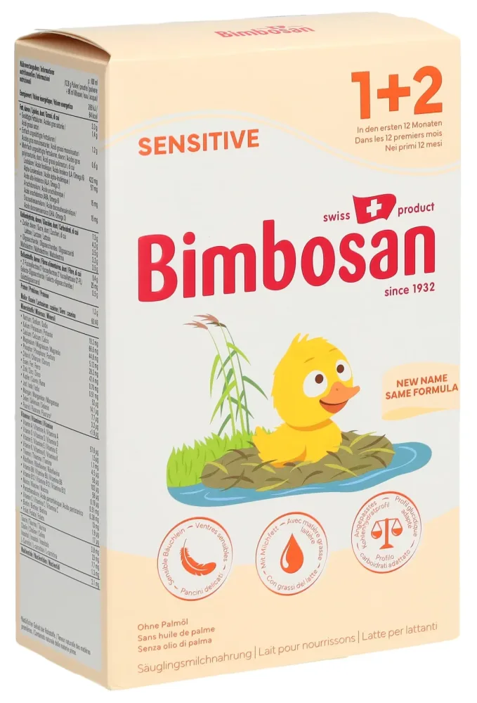 Bimbosan Sensitive 1+2 Säuglingsanfangsnahrung 400 g