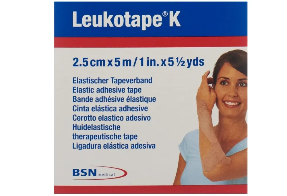 Leukotape K Pflasterbinde hautfarbe (5m x 2.5cm)