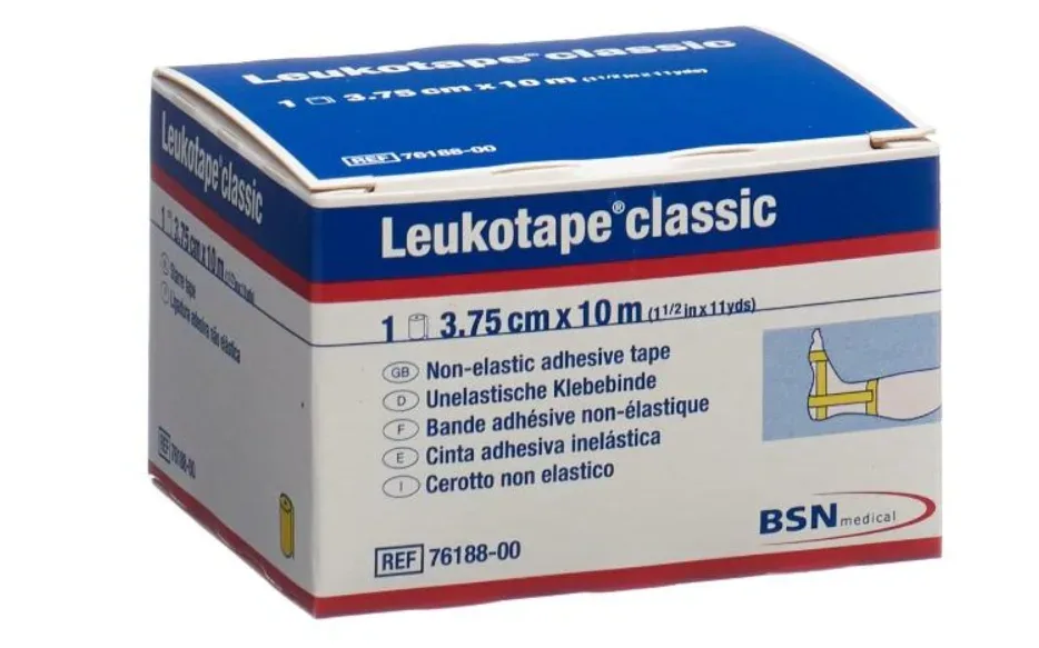 Leukotape classic Pflasterband gelb (10m x 3.75cm)