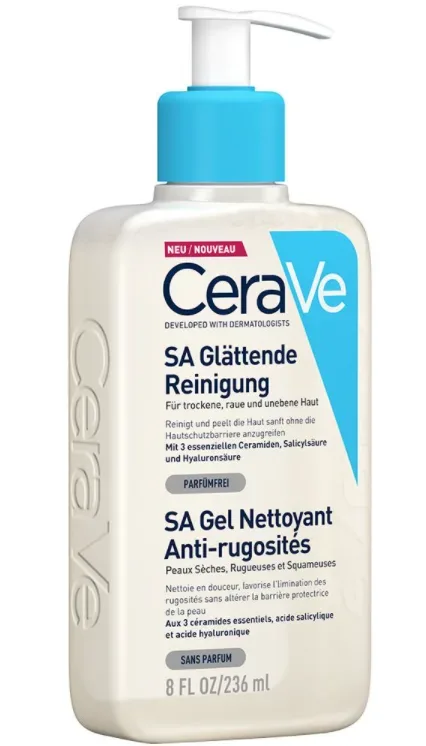 CeraVe - SA Glättende Reinigung, Glättende Reinigung Dispenser, 236G