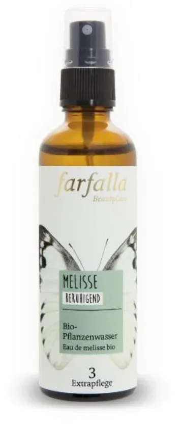farfalla - Melisse,Bio-Pflanzenwasser,beruhigend, 75 ml
