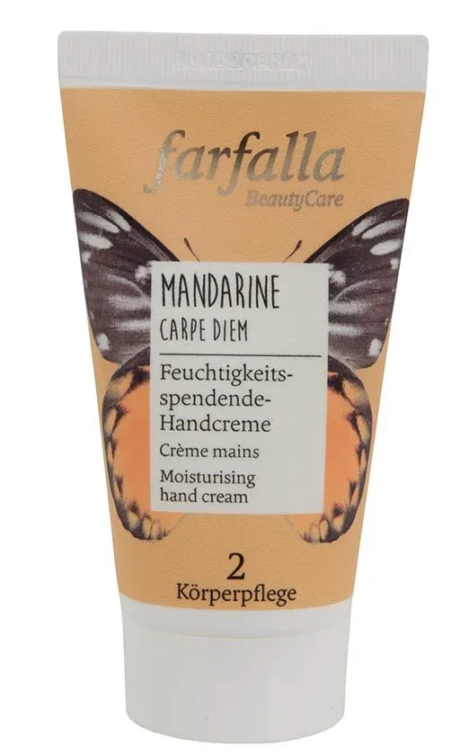 farfalla - MandarineCarpeDiem,FeuchtigkeitsspendendeHandcreme, 50 ml