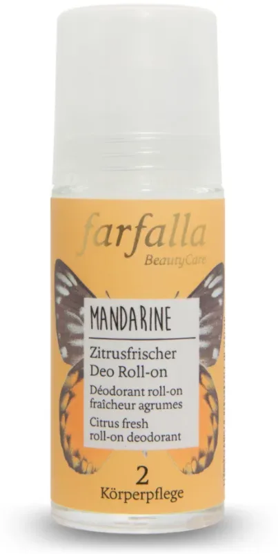 farfalla - Mandarine,ZitrusfrischerDeoRoll-on, 50 ml