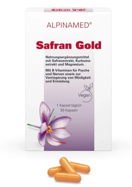 Alpinamed Safran Gold Kapseln (30 Stk)