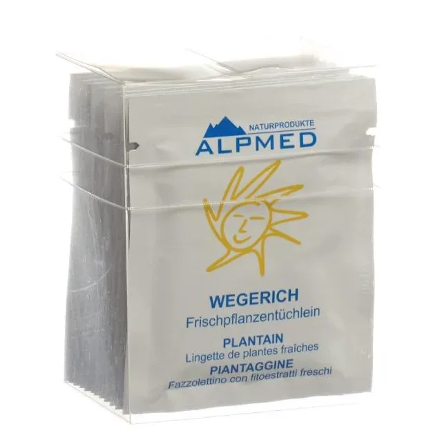 ALPMED Frischpflanzent&uuml;chlein Wegerich 13 Stk