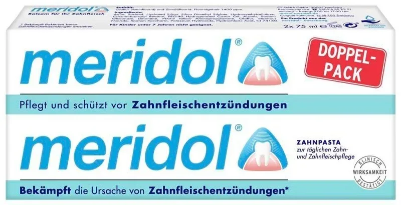 Meridol Zahnpasta Duo Pack (2x75ml)