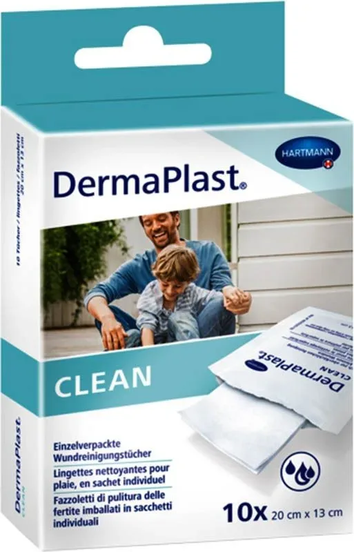 DermaPlast Clean Wundreinigungstücher (10 Stk)