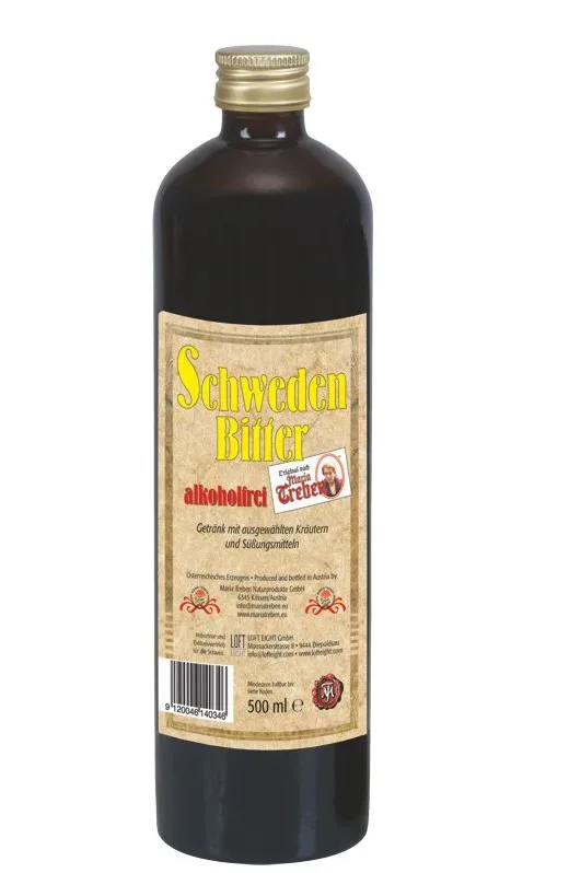 Maria Treben Schwedenbitter Original Alkoholfrei (500ml)