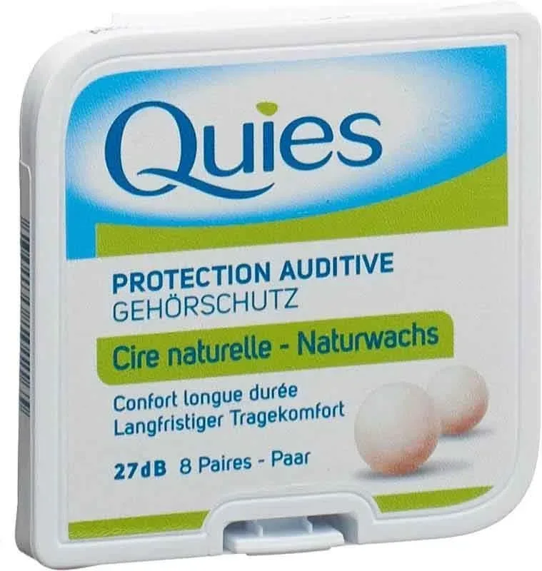 QUIES L&auml;rmgeh&ouml;rschutzkugeln Wachs 16 Stk