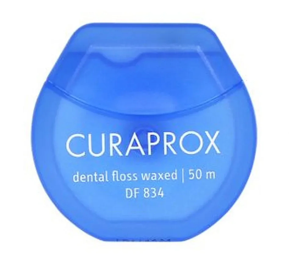 Curaprox DF 834 Zahnseide, gewachst (50m)