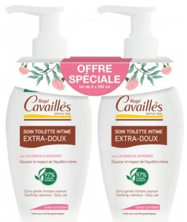Roge Cavailles Intimwaschgel Extra Sanft (2x250ml)