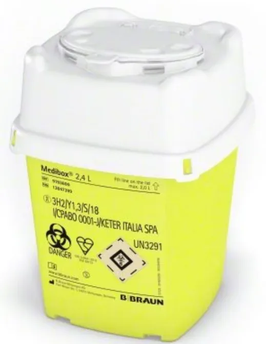 Medibox Kanülensammler 2.4L (1 Stk)