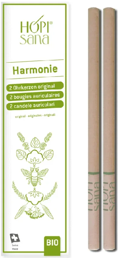 Hopisana Ohrenkerzen Harmonie grün (2 Stk)