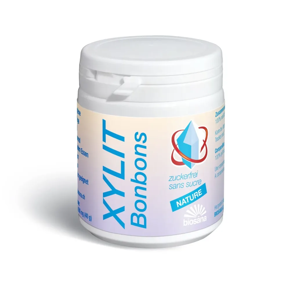 Biosana Xylit Bonbons Nature (80 Stk)