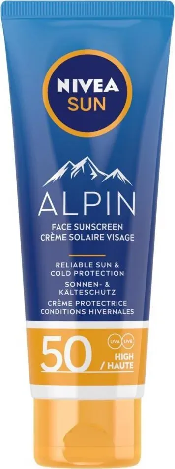 NIVEA SUN - Sun Alpin Sonnencreme Gesicht LSF 50, 50 ml
