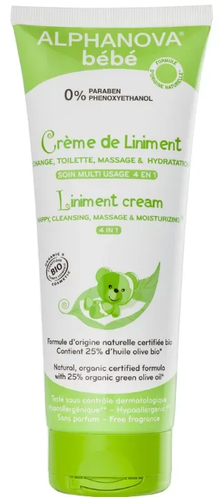 ALPHANOVA bébé Liniment Hautcreme Bio (200ml)