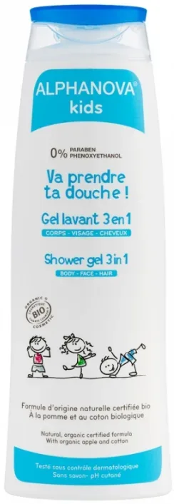 ALPHANOVA kids Va prendre ta douche Bio (250ml)